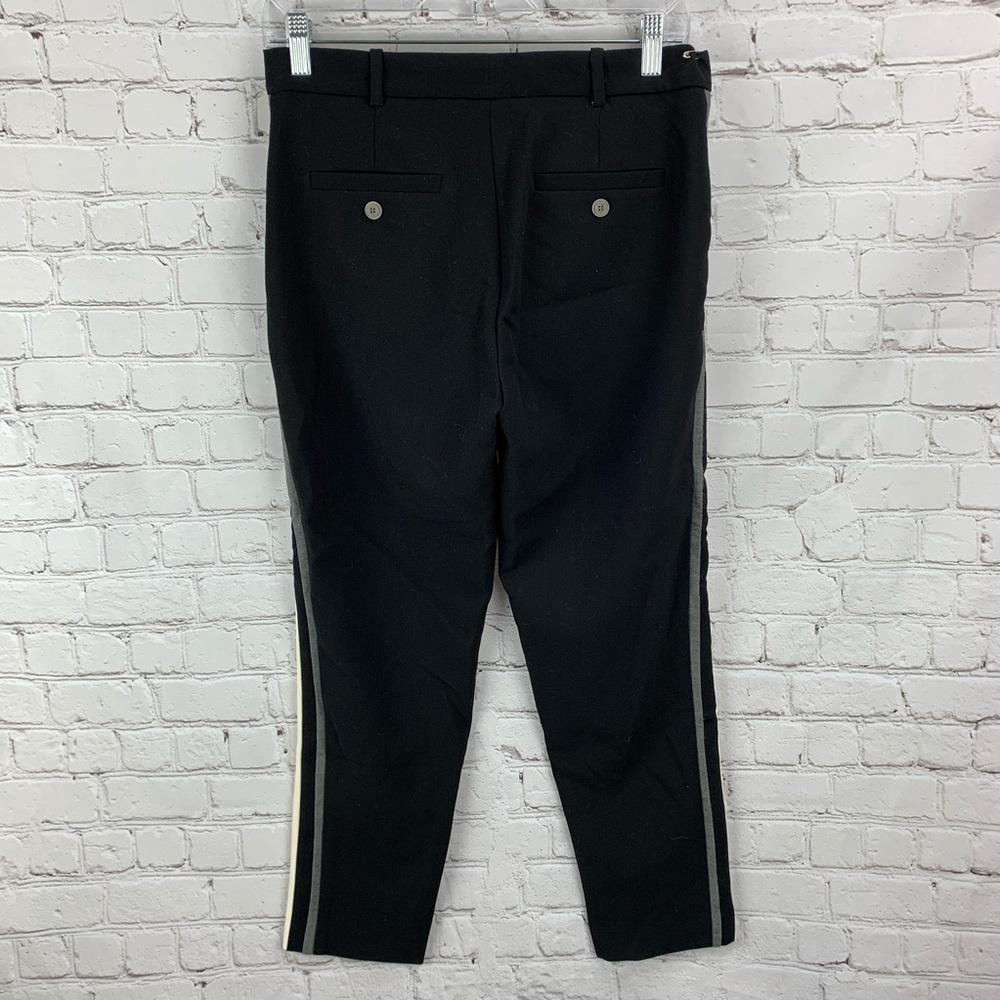 Zara Black Side Stripe Pants - Picture 4 of 6
